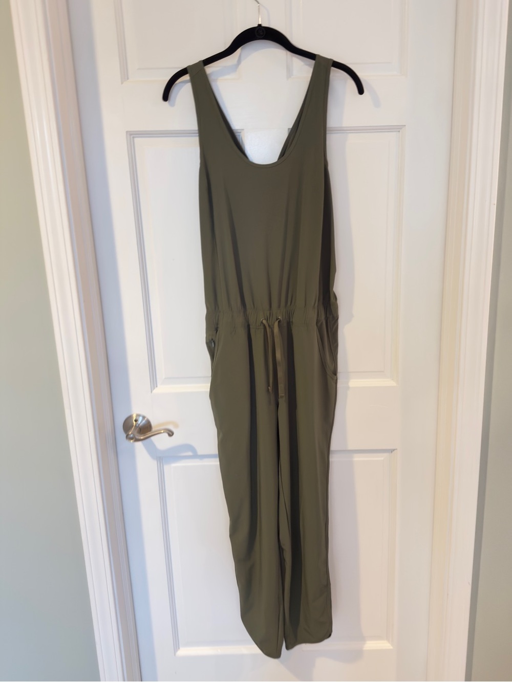 Patagonia Fleetwith Olive Green Women's Sleeveless Jumpsuit
